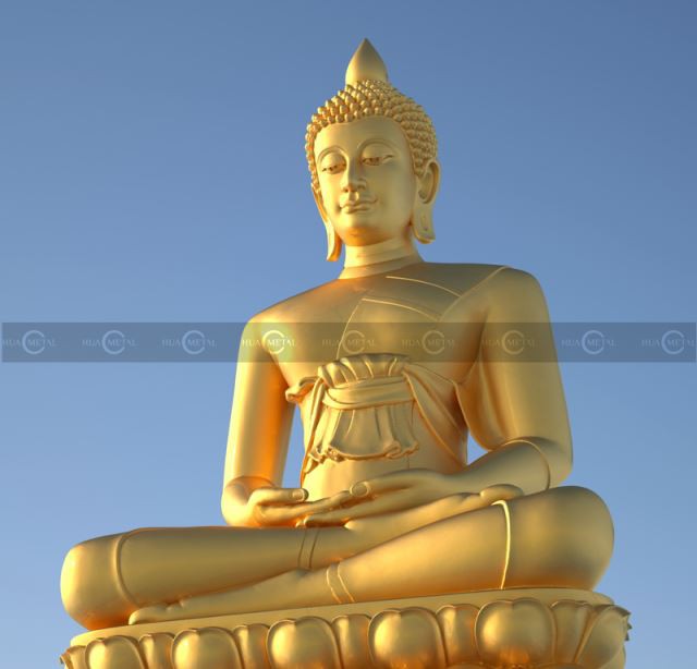বড় ব্রোঞ্জ বুদ্ধ মূর্তি